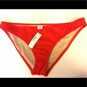 J. Crew bikini bottom bright red! NWT